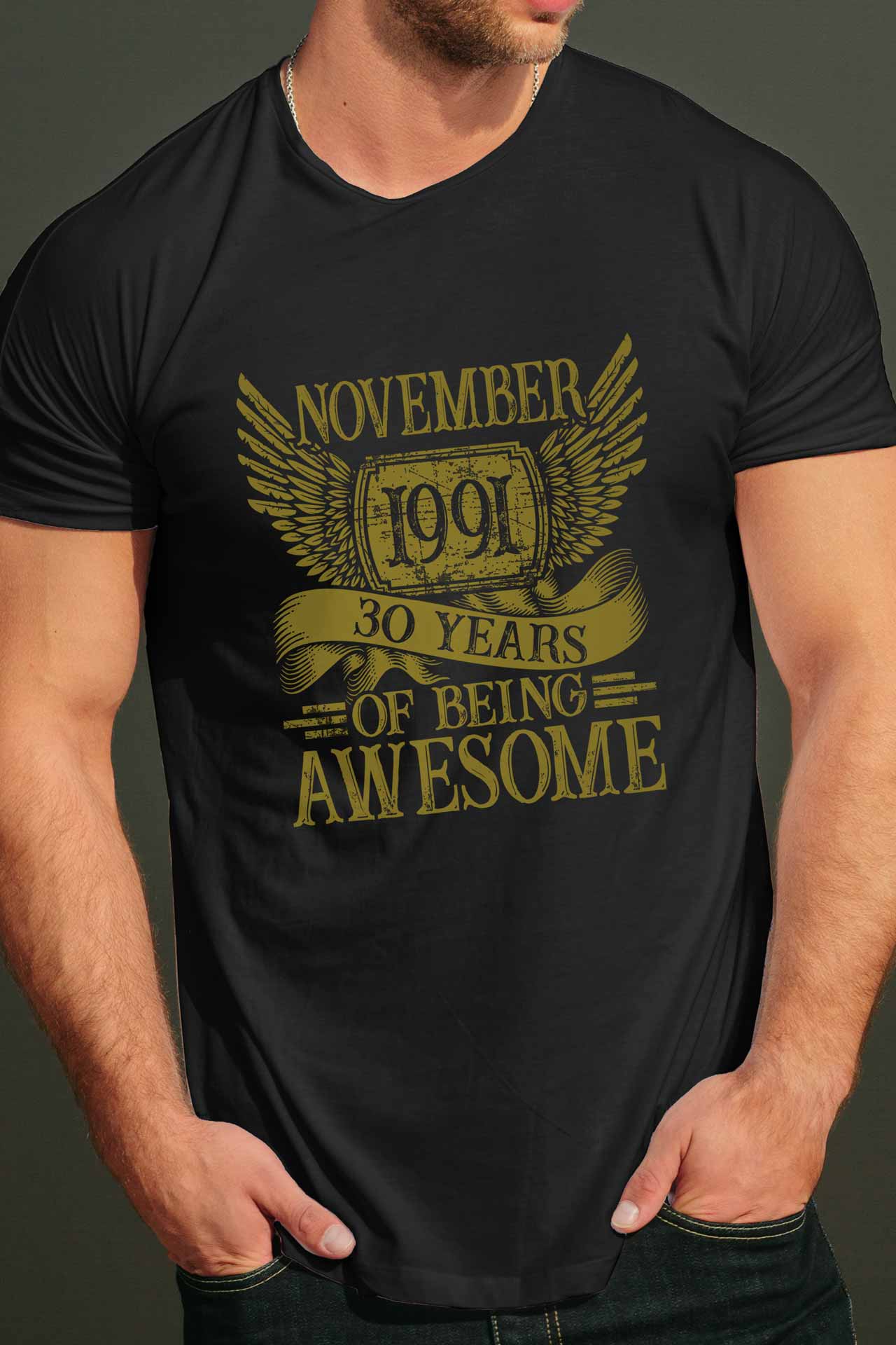 Awesome years- for a birthday with a month and a year to order - a T-shirt, blouse or sweatshirt-liratech.eu