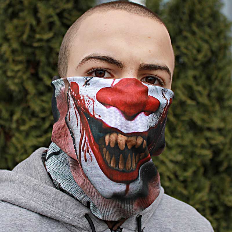 scary clown pattern bandana movie- liratech.eu