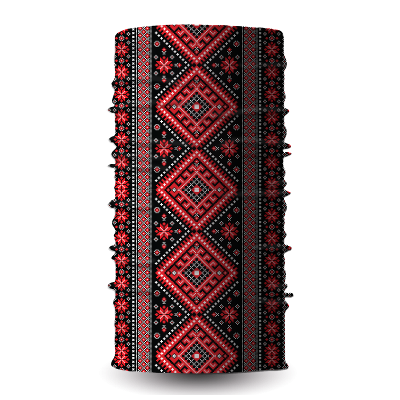 "Maria" bulgarian traditional shevica bandana, buff- liratech.eu