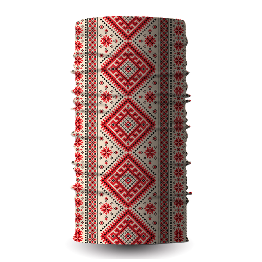 "Maya" bulgarian traditional shevica bandana, buff- liratech.eu