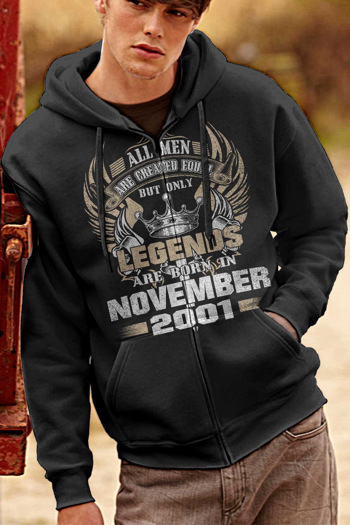 All man equal, but Legend... - for a birthday with a month and a year to order - a T-shirt, blouse or sweatshirt-liratech.eu
