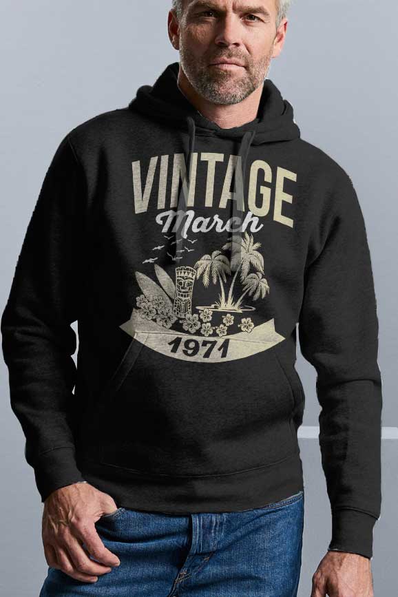 Vintage - for a birthday with a month and a year to order - a T-shirt, blouse or sweatshirt-liratech.eu